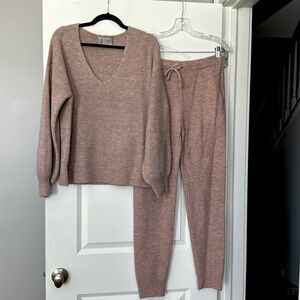 Anthropologie Saturday Sunday Two-Piece Luxury Loungewear Set NWT (sz S and M)